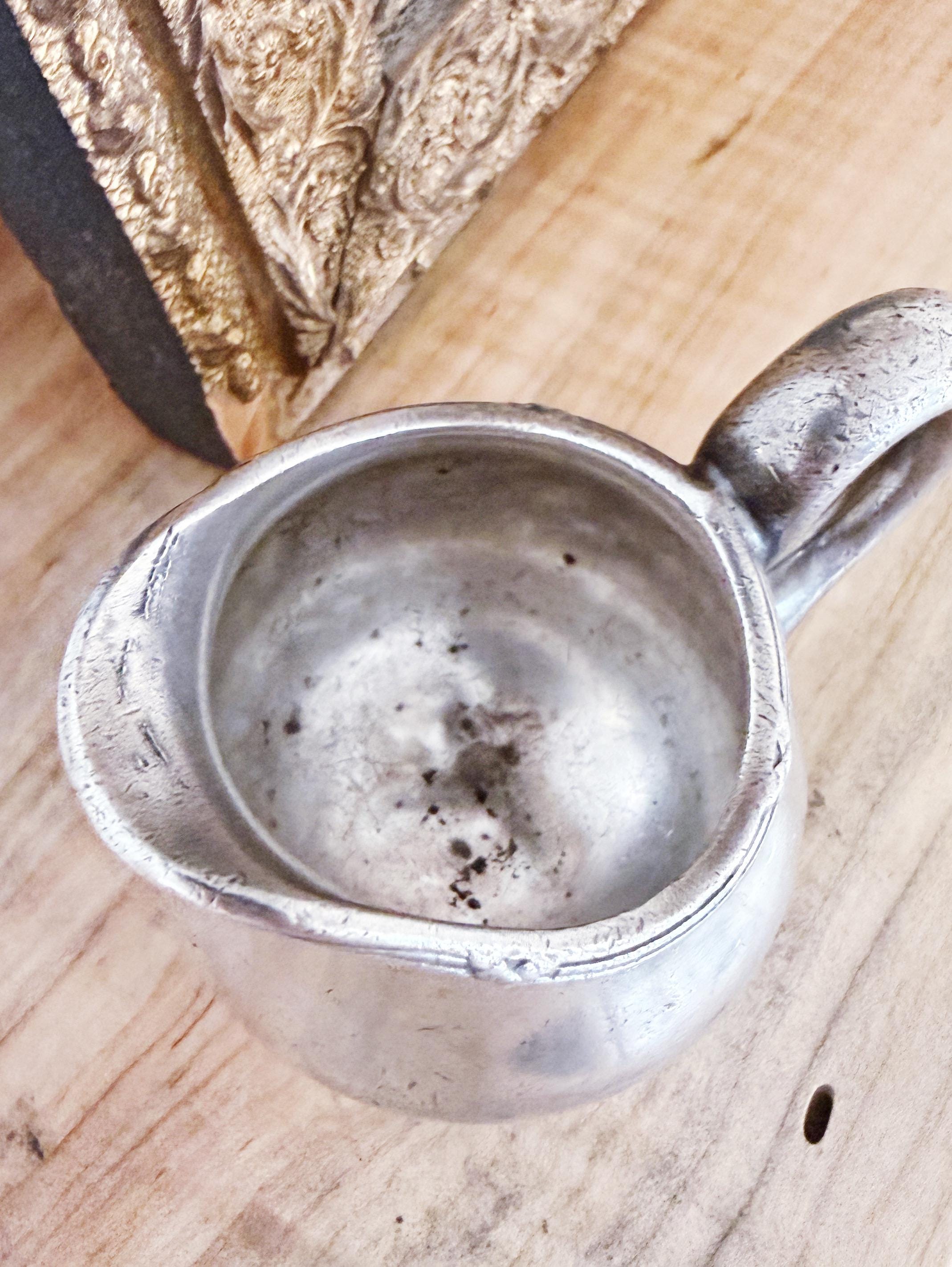 1914 Silver Creamer from Hotel Dempsey in Macon Georgia