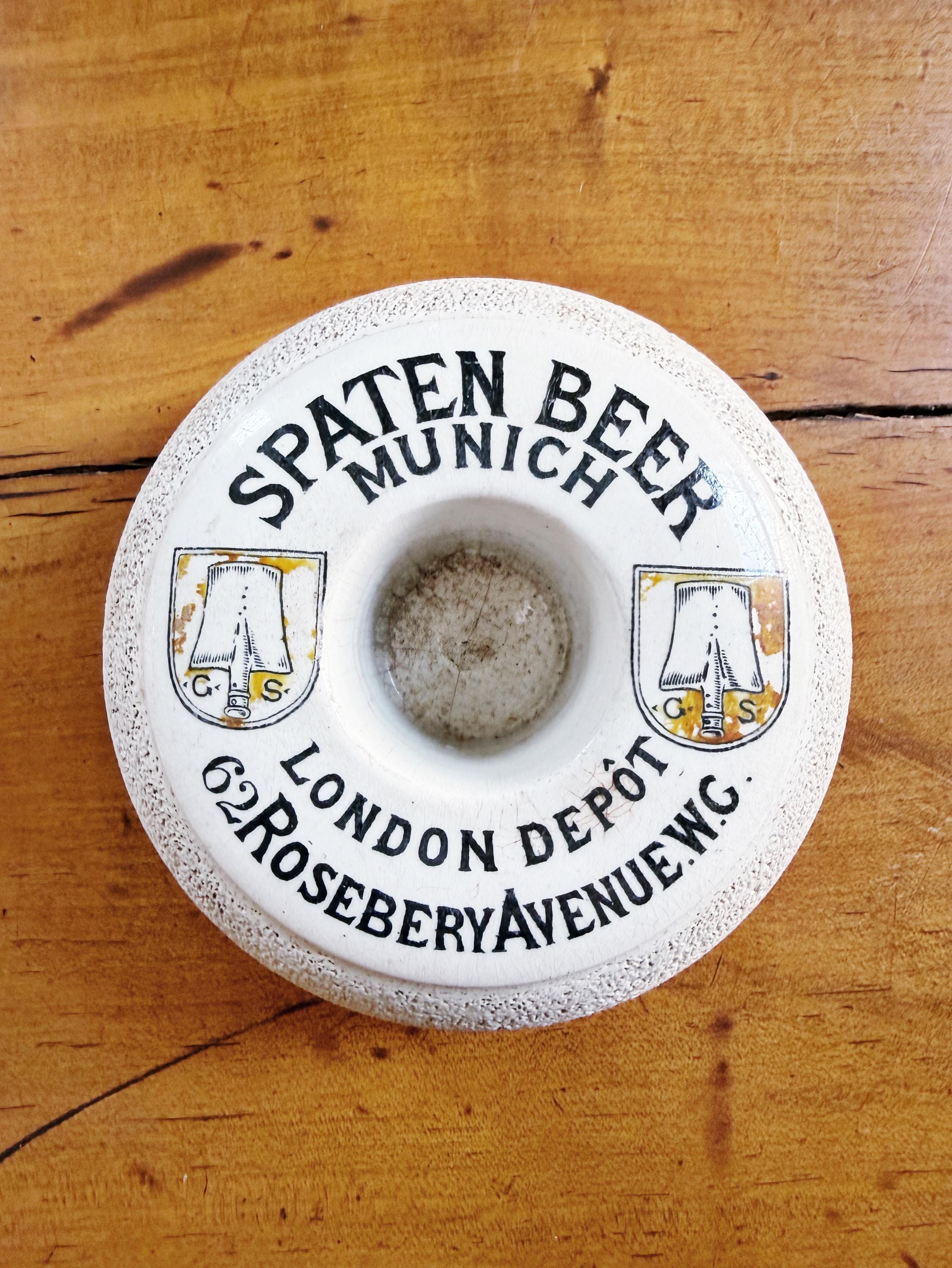 Antique English Beer Advertising Match Striker