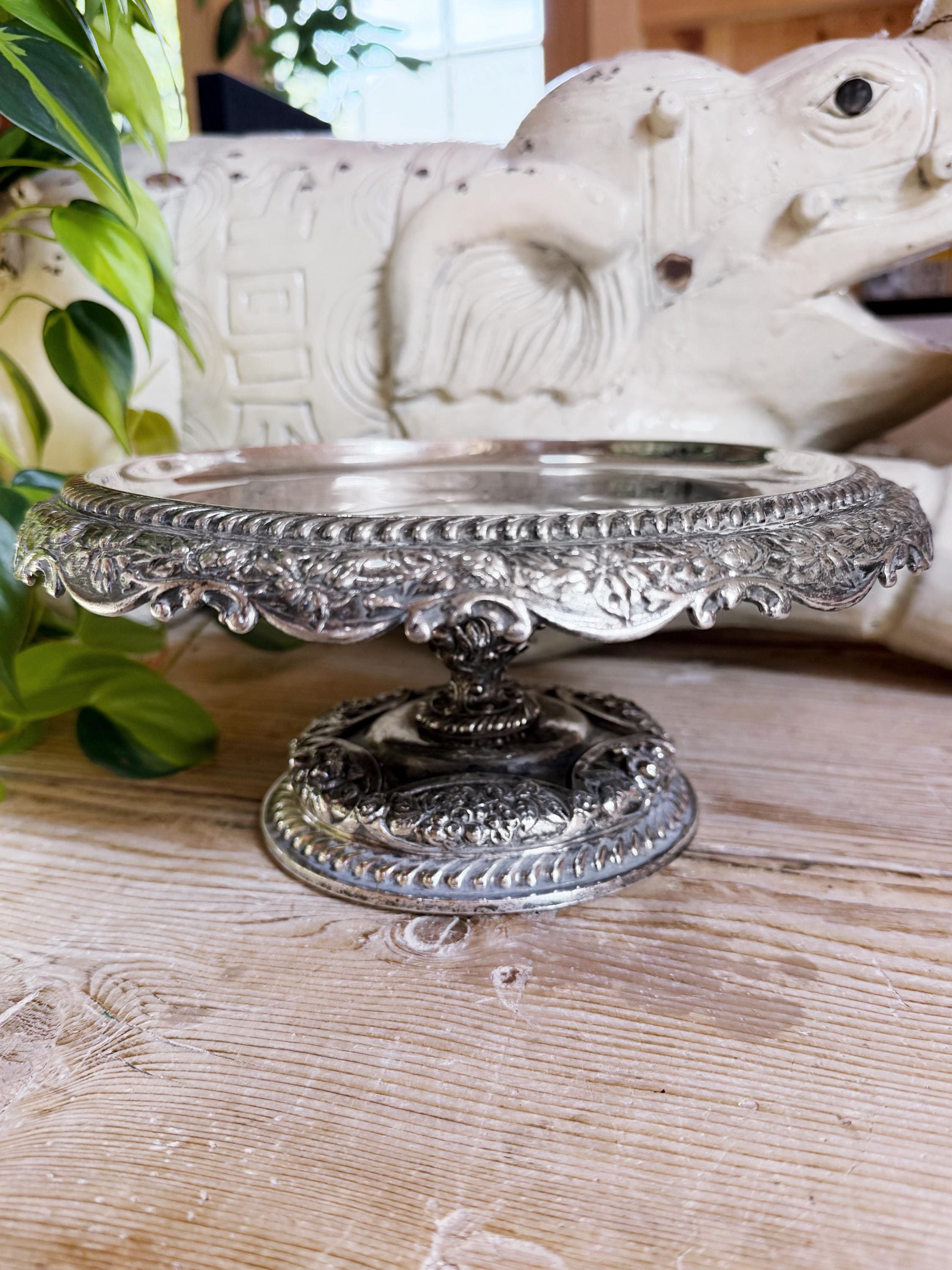 1890s Silver Cake Stand from Sherry’s Restaurant in NYC