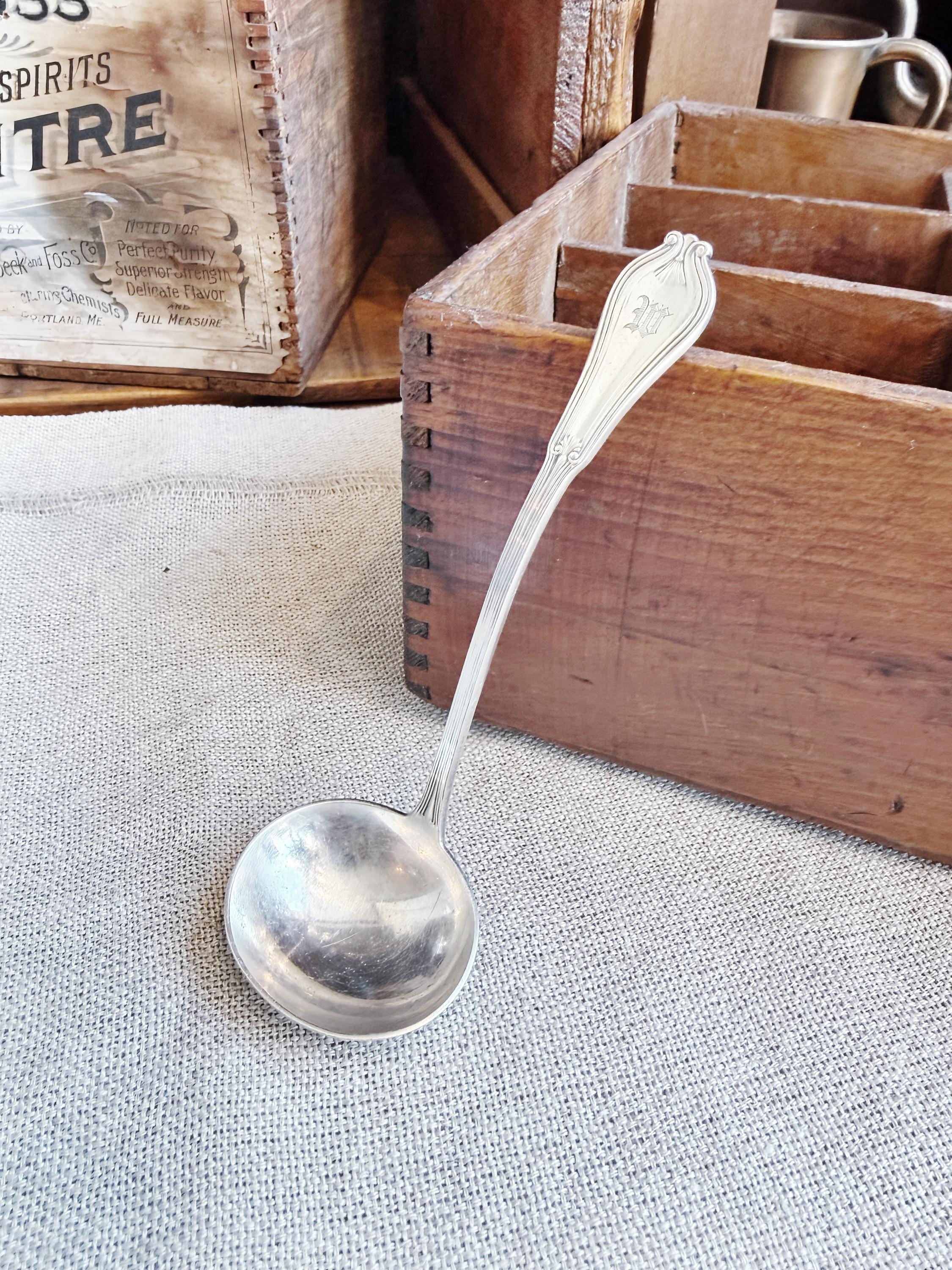 Antique Tiffany & Co Silver Plated Sauce Ladle