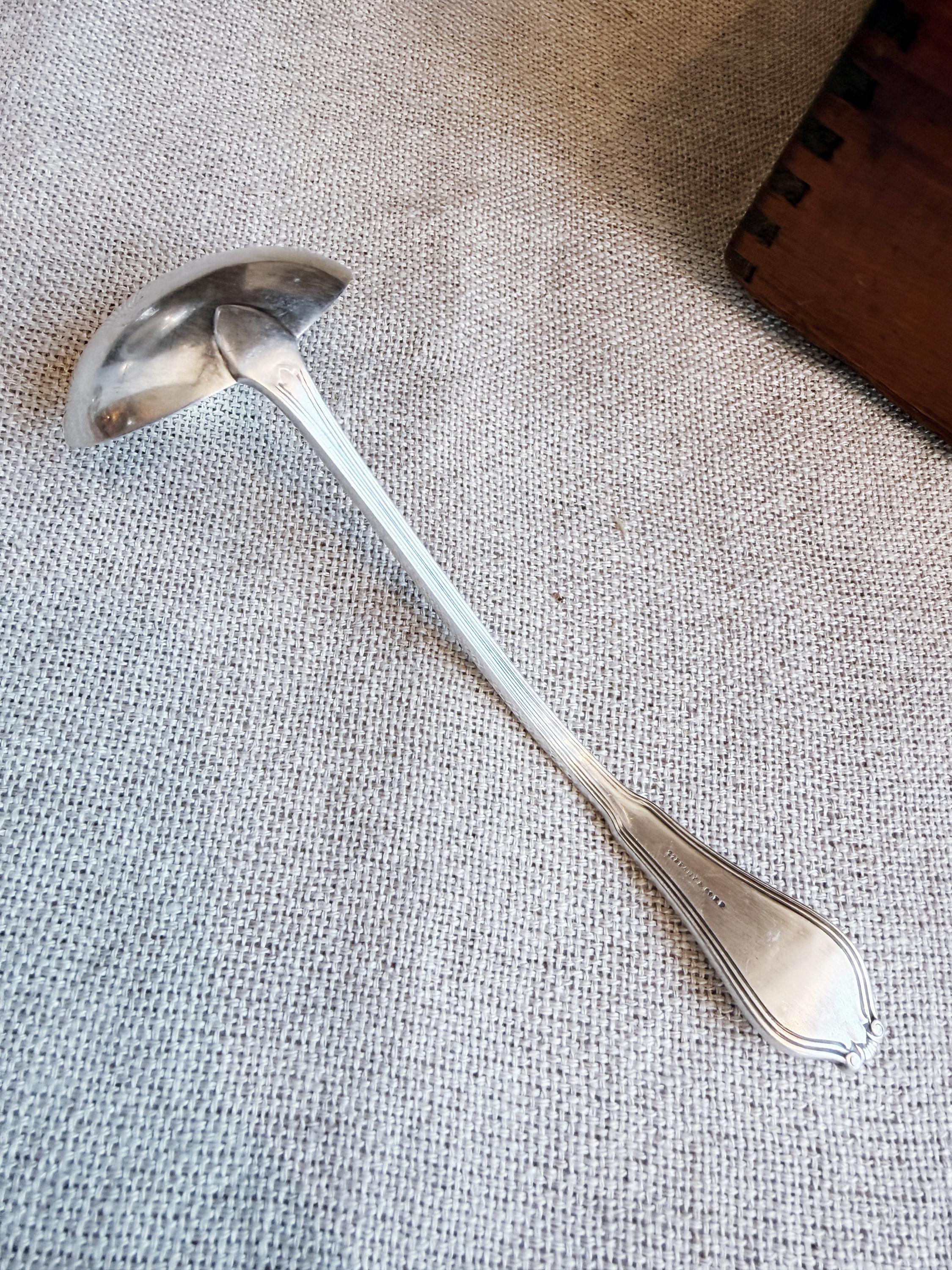Antique Tiffany & Co Silver Plated Sauce Ladle