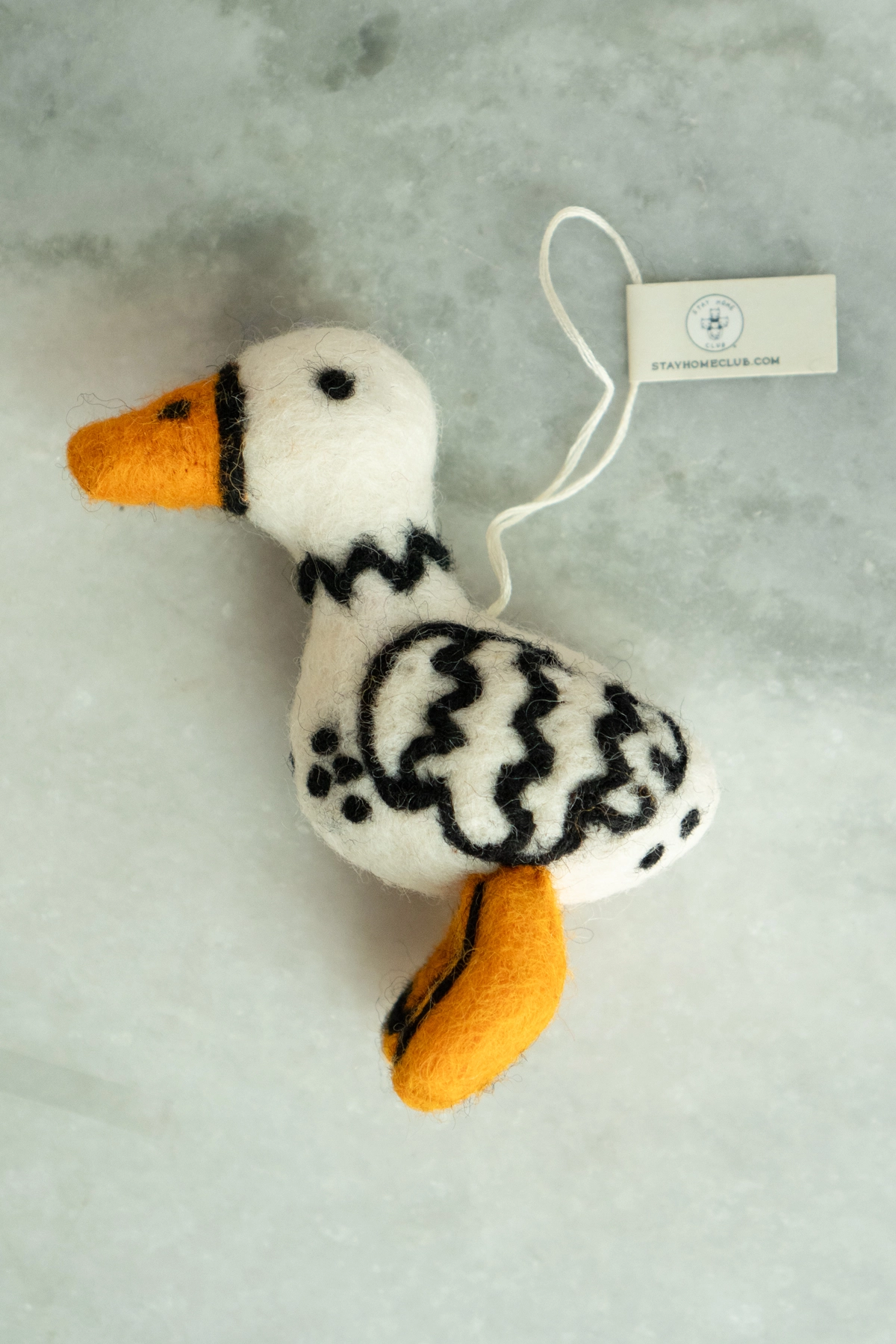 Felted Wool Fowl Ornament