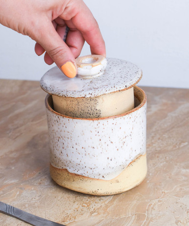 Stoneware Butter Bell