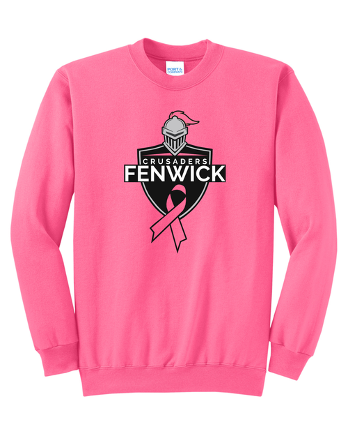 Bishop Fenwick - Crusading Against Cancer - Crewneck Sweatshirt