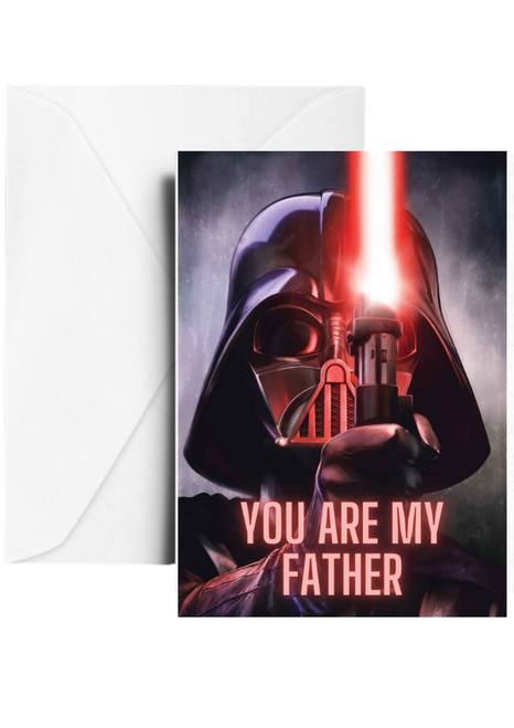 Darth Vader I Am Your Father Fathers Day Greetings Card