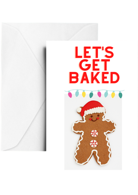 Let's Get Baked Christmas Card