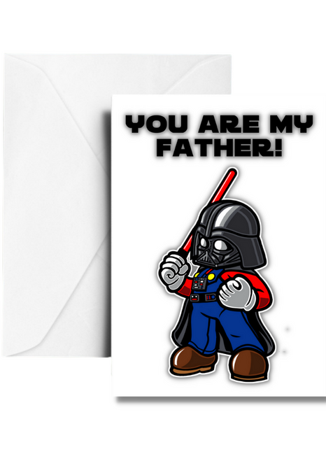 Darth Vader You Are My Father Fathers Day Card