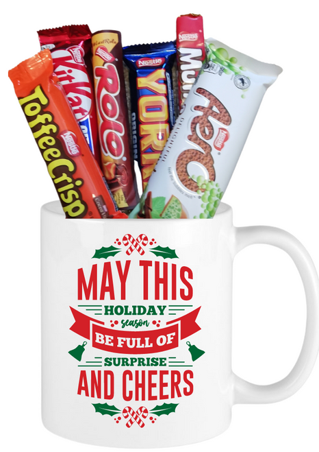 Holiday Cheer Christmas Chocolates Mug