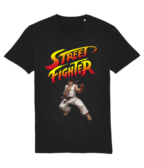 Sega Street Fighter Black T Shirt