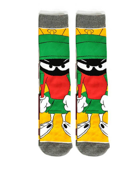 Unisex Looney Tunes  Marvin the Martian Novelty Gift Socks