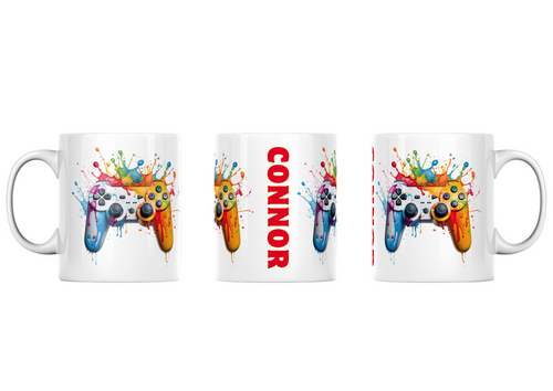 Personalised Gamer Gaming Game Controller Mug Gamer Gift