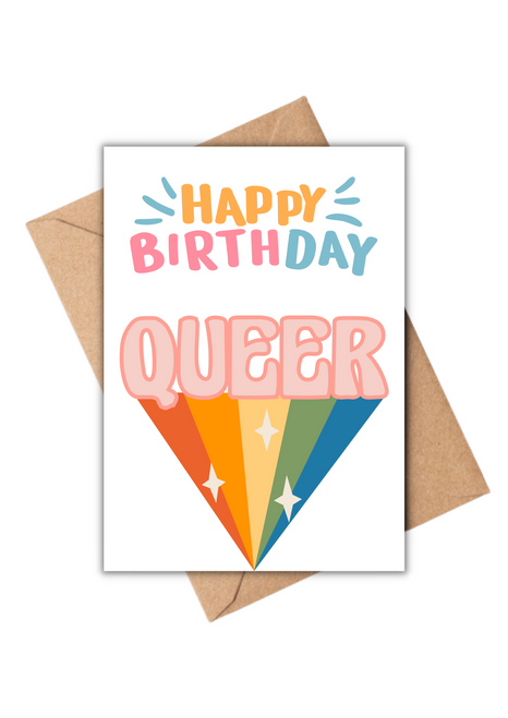 Happy Birthday Queer Gay Birthday Card