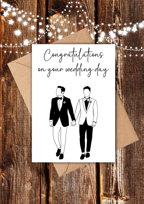 Congratulations On Your Wedding Day Gay Greetings Cards