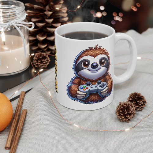 Gaming Sloth Game On Sloth Gaming Mug