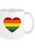 Rainbow Heart Gay Mug 