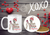 Coffee Is My Valentine Skeleton Ceramic Mug & Coaster Valentines Gift Set