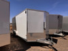 Alcom 2024 Stealth 7.5'X20' V-Nose Cargo Trailer | Tandem Axle 3.5k Ramp Door, White Interior, 7' Tall