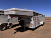 Circle D 2025 6'8"X24' Stock Trailer | Tandem Axle 7k 16" OC Crossmembers, Rubber Mats