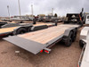 Diamond C 2025 HDT207 82"X22' Equipment Tilt | Tandem Axle 7k 6' Stationary, 14 Guage Fender, Fork Holder