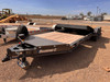 Diamond C 2025 HDT207 82"X22' Equipment Tilt | Tandem Axle 7k 6' Stationary, 14 Guage Fender, Fork Holder