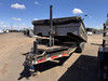 Diamond C 2026 DOD208 8'X16' Telescopic Dump | Tandem Axle 8k 22" Fold Down Sides, Hydraulic Jack, Solar Recharger