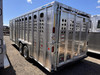 Merritt 2026 Baron Punchside 8'X24' Stock Combo Trailer | Tandem Axle 8k 36" Escape Door, 2 Center Gates