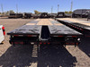 Iron Bull 2024 FLG 34' Flatbed Trailer | Tandem Axle 12k 5' Rampage Ramps