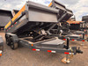Iron Bull 2026 DCB 72"X12' Scissor Dump Trailer | Tandem Axle 5.2k Power Up Down, Slide In Ramps