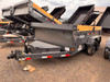 Iron Bull 2026 DCB 72"X12' Scissor Dump Trailer | Tandem Axle 5.2k Power Up Down, Slide In Ramps