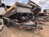 Iron Bull 2026 DCB 72"X12' Scissor Dump Trailer | Tandem Axle 5.2k Power Up Down, Slide In Ramps
