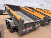 Iron Bull 2026 DCB 72"X12' Scissor Dump Trailer | Tandem Axle 5.2k Power Up Down, Slide In Ramps