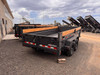 Iron Bull 2026 DCB 83"X14' Scissor Dump Trailer | Tandem Axle 7k 20" Sides, Slide In Ramps
