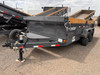 Iron Bull 2026 DCB 83"X14' Scissor Dump Trailer | Tandem Axle 7k 20" Sides, Slide In Ramps