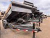 Iron Bull 2026 DCB 83"X14' Scissor Dump Trailer | Tandem Axle 7k 20" Sides, Slide In Ramps