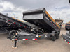 Iron Bull 2026 DCB 83"X14' Scissor Dump Trailer | Tandem Axle 7k 20" Sides, Slide In Ramps