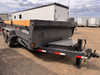 Iron Bull 2026 DCB 83"X14' Scissor Dump Trailer | Tandem Axle 7k 20" Sides, Slide In Ramps