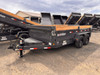 Iron Bull 2026 DCB 83"X14' Scissor Dump Trailer | Tandem Axle 7k 20" Sides, Slide In Ramps