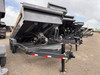 Iron Bull 2026 DCB 83"X16' Scissor Dump Trailer | Tandem Axle 7k 20" Sides, Slide In Ramps