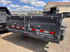 Iron Bull 2026 DWB 83"X16' Scissor Dump Trailer | Tandem Axle 7k 2' Sides, Slide In Ramp