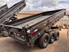 Iron Bull 2026 DDP 96"X16' Deckover Dump Trailer | Triple Axle 7k 18" Fold Down Sides, Aluminum Ramps