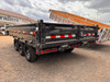 Iron Bull 2026 DDP 96"X16' Deckover Dump Trailer | Triple Axle 7k 18" Fold Down Sides, Aluminum Ramps