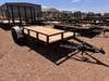 P.J. 2026 U2 6'X12' Utility Trailer | Single Axle 3.5k Rampgate