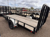 P.J. 2026 U7 77"X14' Utility Trailer | Single Axle 3.5k Rampgate, ATV Ramp Mounts