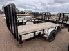 P.J. 2026 U7 77"X14' Utility Trailer | Single Axle 3.5k Rampgate, ATV Ramp Mounts