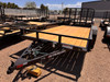 P.J. 2026 UL 83"X14' Utility Trailer | Tandem Axle 3.5k ATV Side Ramps, Steel Diamond Plate Fenders 4" Spring Assisted Rar Rampgate
