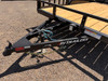 P.J. 2026 UL 83"X14' Utility Trailer | Tandem Axle 3.5k ATV Side Ramps, Steel Diamond Plate Fenders 4" Spring Assisted Rar Rampgate