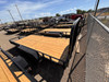 P.J. Trailers 2026 UL 83"X16' Utility Trailer | Tandem Axle Axle 7K, ATV Side Ramps, Steel Diamond Plate Fenders 4" Spring Assisted Rar Rampgate