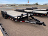 P.J. 2026 T6 83"x18' Equipment Tilt Trailer | Tandem Axle 7k Torsion Axles, 2' Stat. + 16' Cushion Tilt