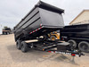 P.J. 2026 D7 83"x14' Scissor Dump Trailer | Tandem Axle 14K, 4' Sides, Slide In Ramps, Spreader Rear Gate