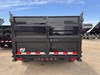 P.J. 2026 D7 83"x14' Scissor Dump Trailer | Tandem Axle 14K, 4' Sides, Slide In Ramps, Spreader Rear Gate